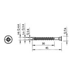 High-Low Thread Self-Tapping Screw