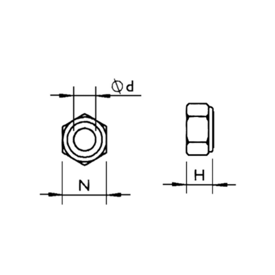 Nylon Insert Lock Nut
