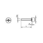 Handle Screw (Cabinet Handle Screw)
