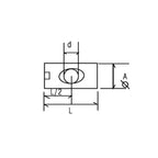 Slotted Cross Dowel (Barrel Nut)
