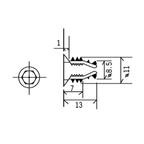 Hex Socket Expansion Insert Nut