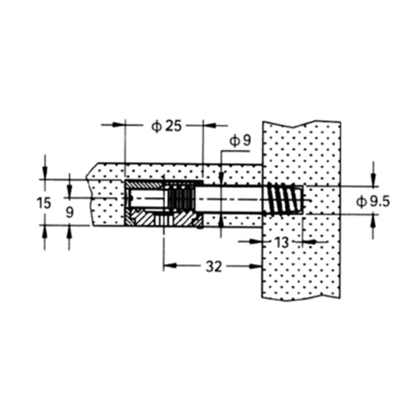 Heavy-Duty Furniture Connector SHX0073