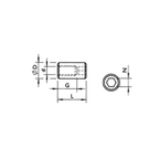 Hex Socket Barrel Nut