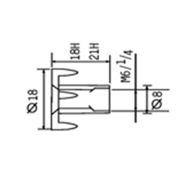 Reverse Riveting T-Nut SHX0067B