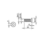 Low Head Hexagon Socket Self-Tapping Screw
