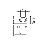 Slotted Eccentric Cam Nut