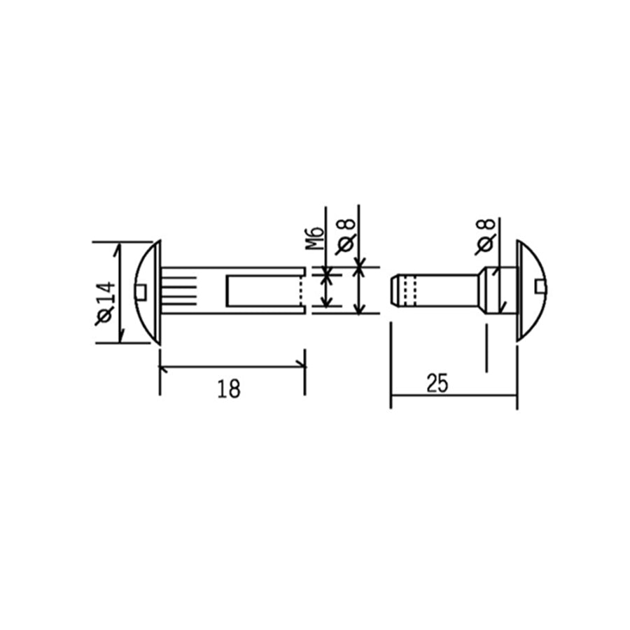 Connecting Bolt for Double Panels SHX0015
