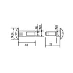 Connecting Bolt for Double Panels SHX0015