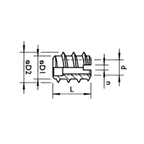 Embedded Nut SHX0031E