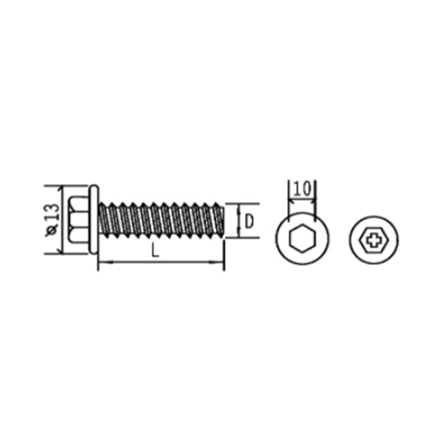 Hex Washer Head Screw