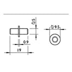 Shelf Support (Tip) SHX0021A