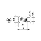 Pan Head Cross Recessed Self-Tapping Screw