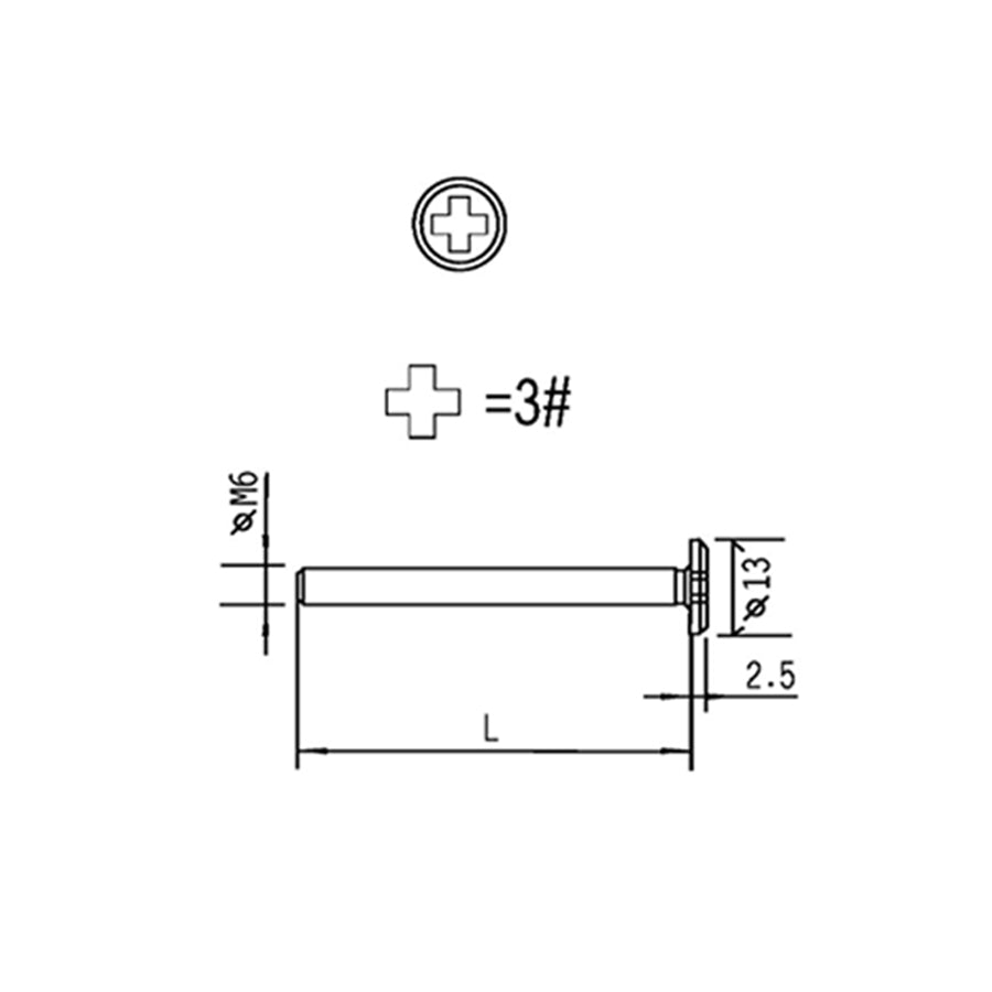 Phillips Chamfered Head Screw