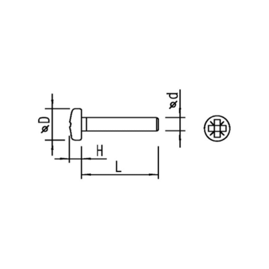 米字盘头螺丝