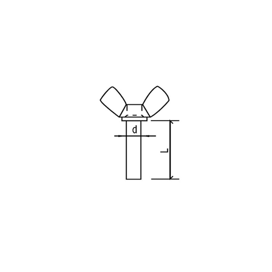 Wing Screw Strength Class: 4.8