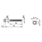 Hex Head Washer Wood Screw