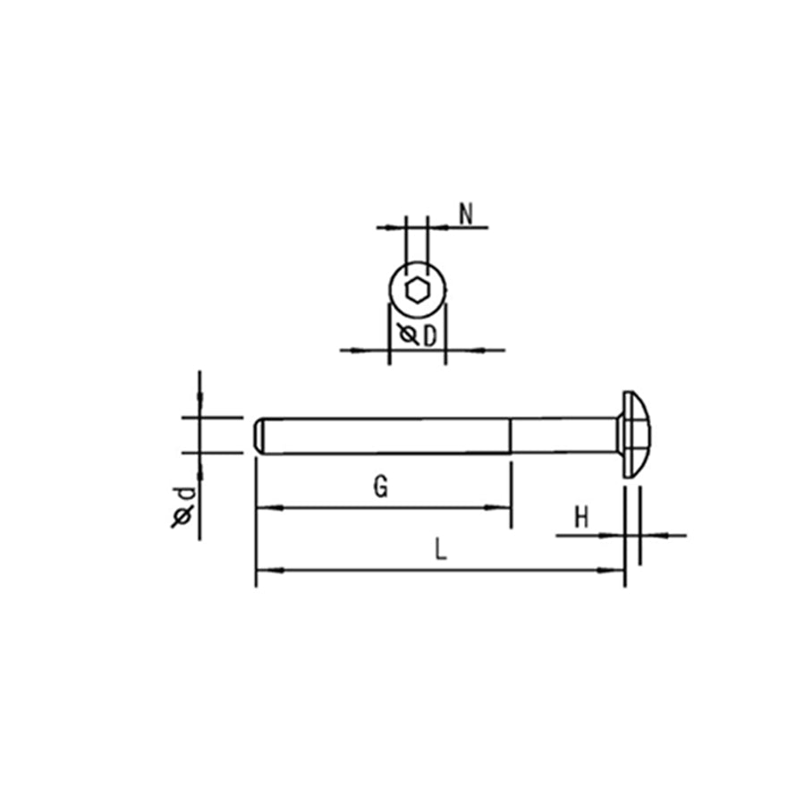 Low Head Hex Socket Screw