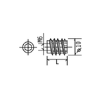 Hex Socket Embedded Nut SHX0031D Ø10 M6