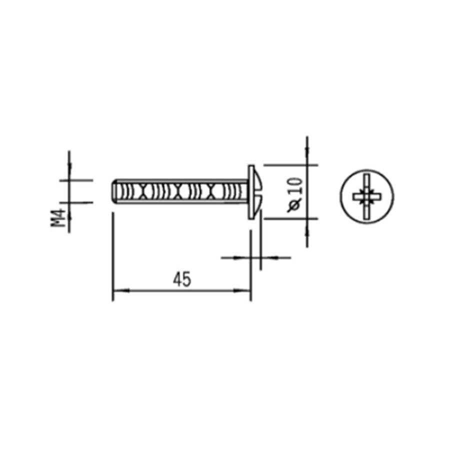 Break-Off Handle Screw