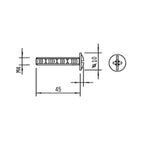 Break-Off Handle Screw
