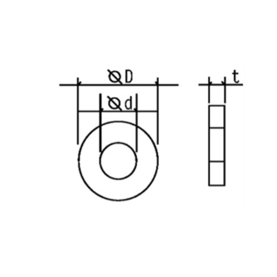 Nylon Plain Washer