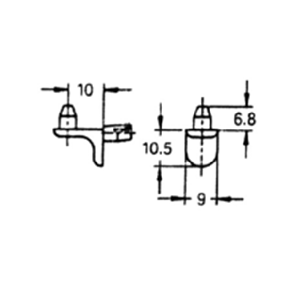 Shelf Support SHX0156