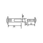 Connecting Bolt for Double Panels