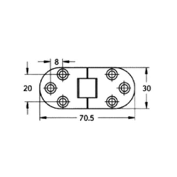 Flap Hinge SHX0129