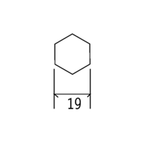 Furniture Bolt for Glass &amp; Steel Frames – M8 × 25