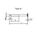 Flanged Countersunk Hex Socket Screw Class 4.8