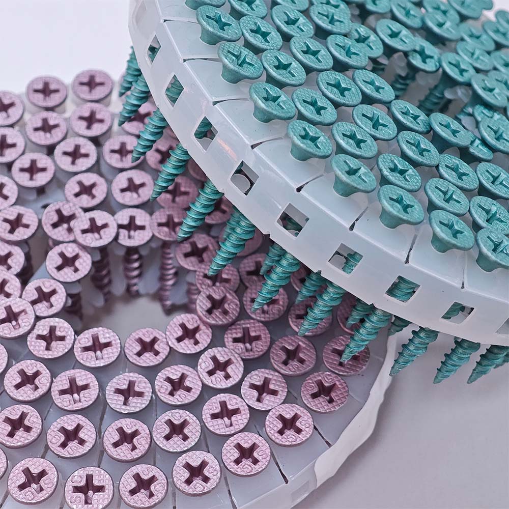 Self-Drilling Rapid Thread Chipboard Screw with Ruspert Coating