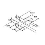Flip-Up Hinge SHX0158