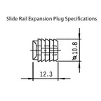 Expansion Screw for Drawer Slides